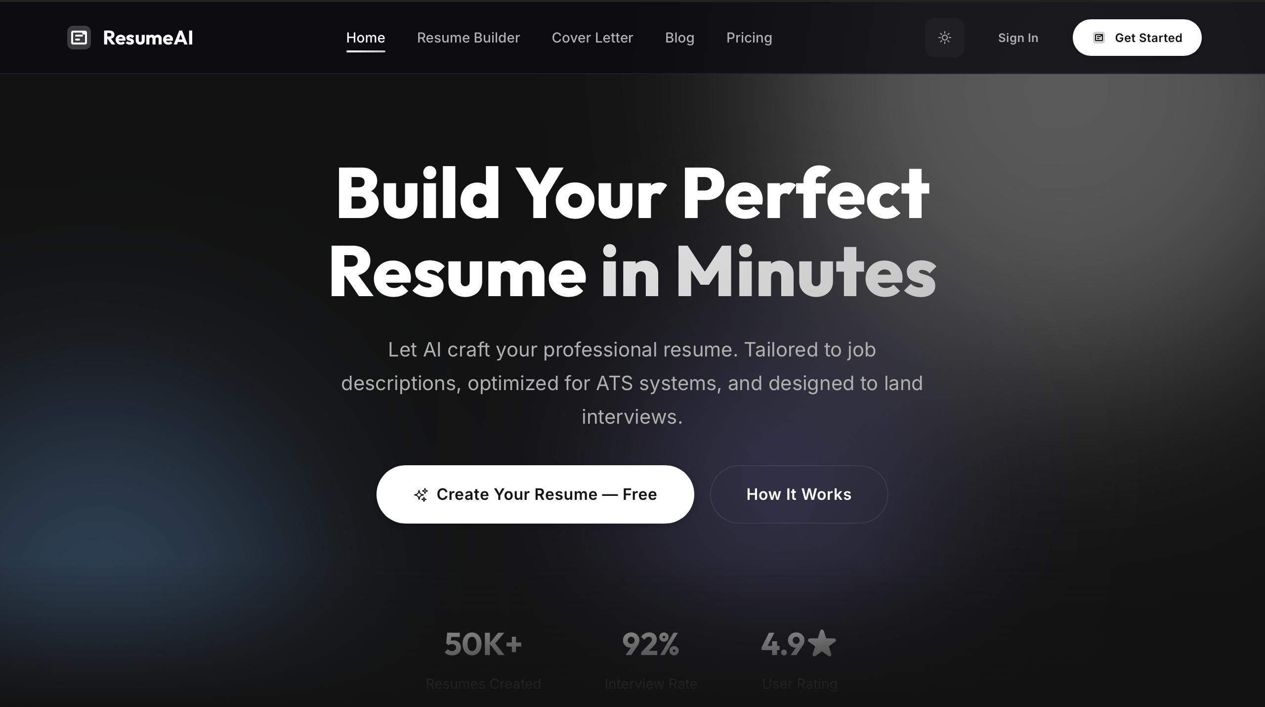 ResumeAI скріншот